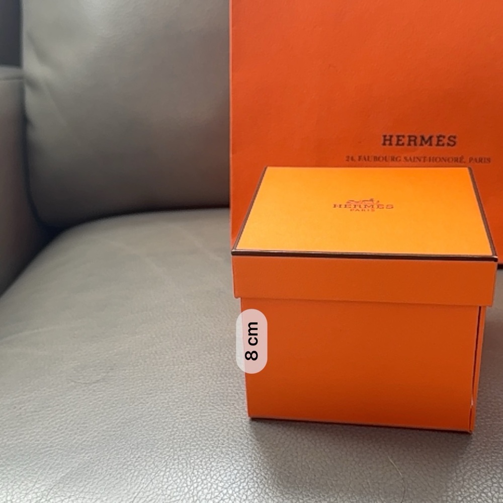 Hermès Gray Box with Ribbon - Picture 9 of 11